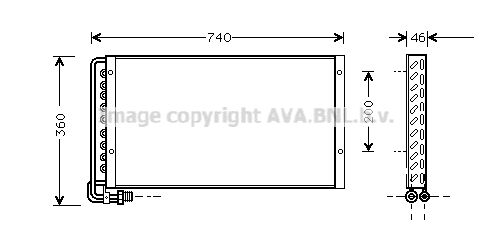 AVA QUALITY COOLING kondensatorius, oro kondicionierius MN5013